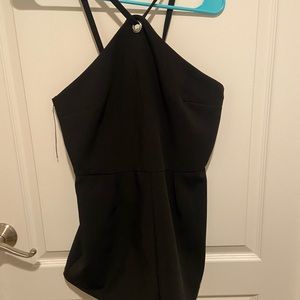 Topshop black romper